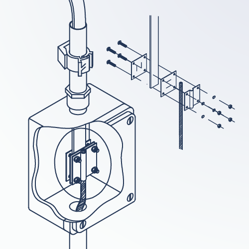 baixar Biblioteca de detalhes CAD para SPDA Externo